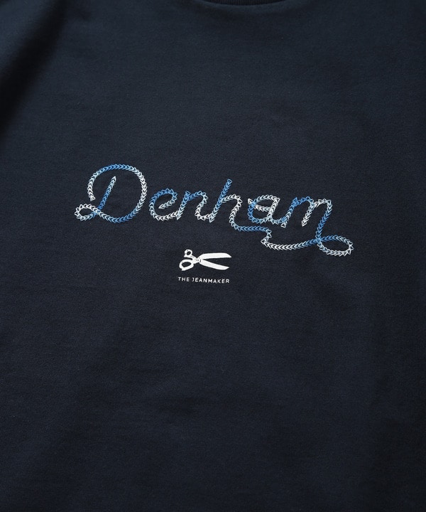 【DENHAM/デンハム】別注グラデーションロゴ刺繍Tシャツ 詳細画像 10