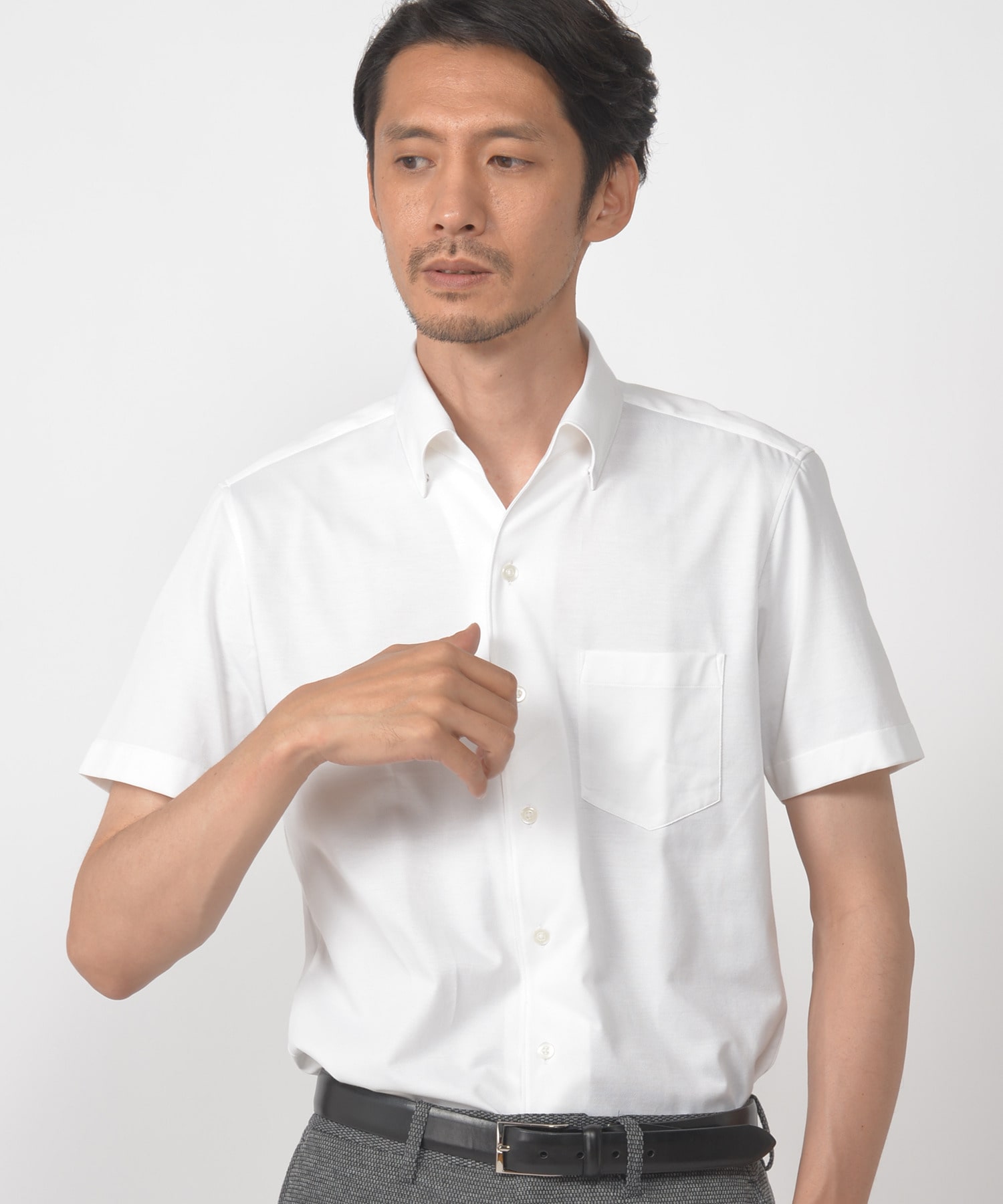 ディスノーティス ハイゲージニットワンピースカラー半袖シャツ メンズファッション通販 Men S Bigi Online Store メンズビギ オンラインストア