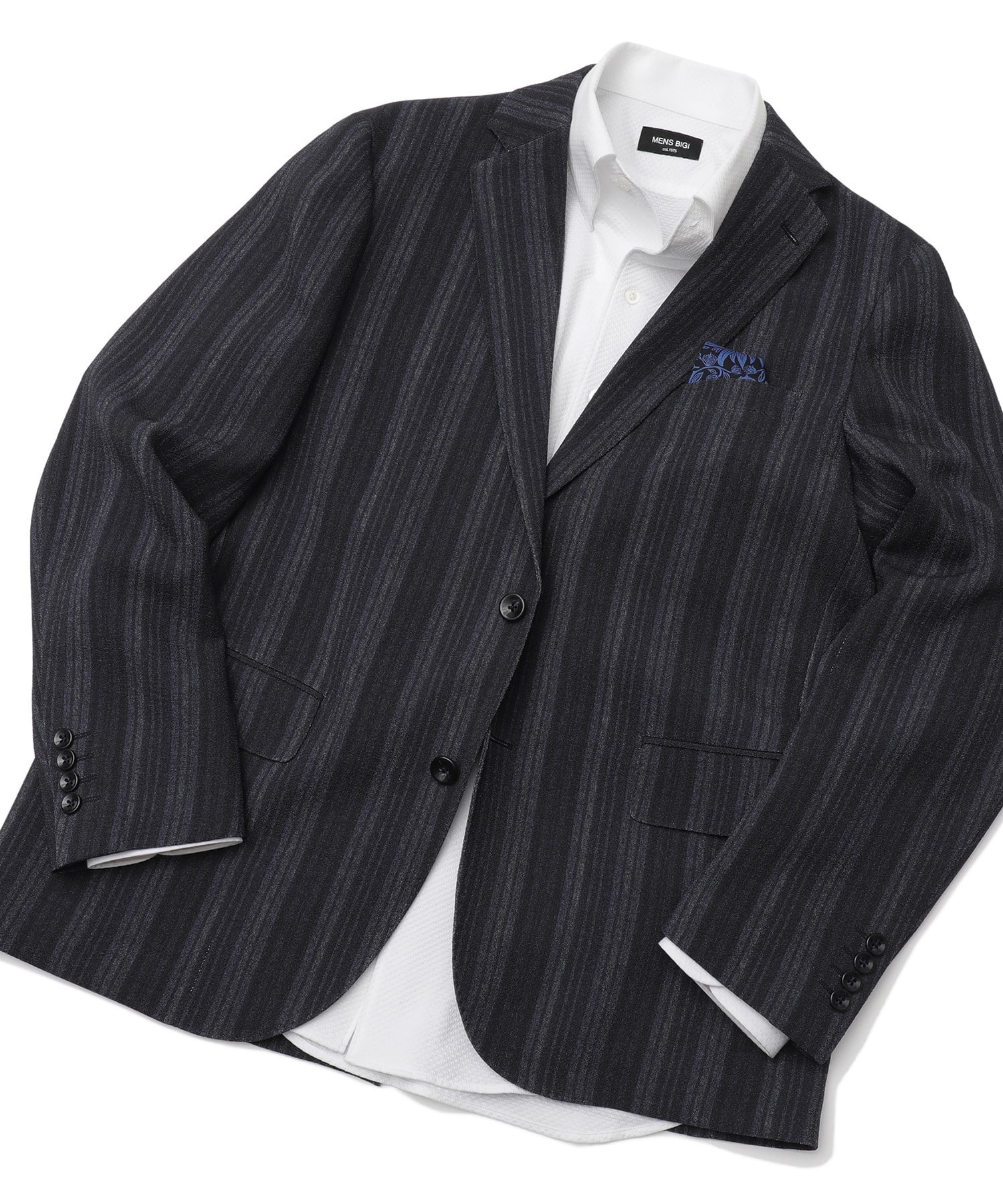 アムンゼンマルチストライププリント ジャケット メンズファッション通販 Men S Bigi Online Store メンズビギ オンラインストア