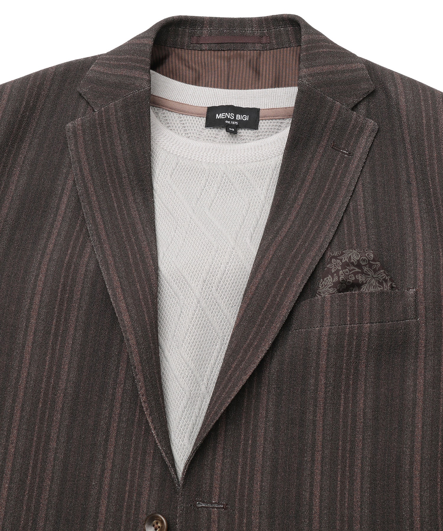 アムンゼンマルチストライププリント ジャケット メンズファッション通販 Men S Bigi Online Store メンズビギ オンラインストア