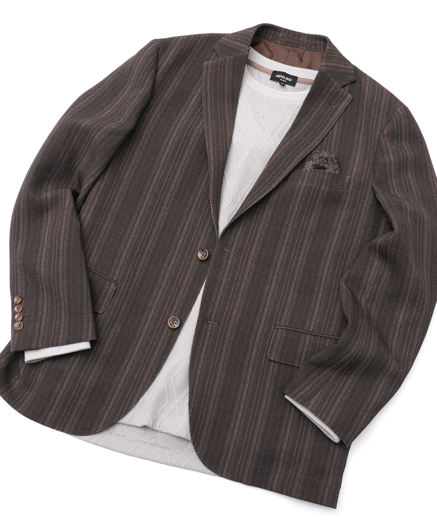 アムンゼンマルチストライププリント ジャケット メンズファッション通販 Men S Bigi Online Store メンズビギ オンラインストア