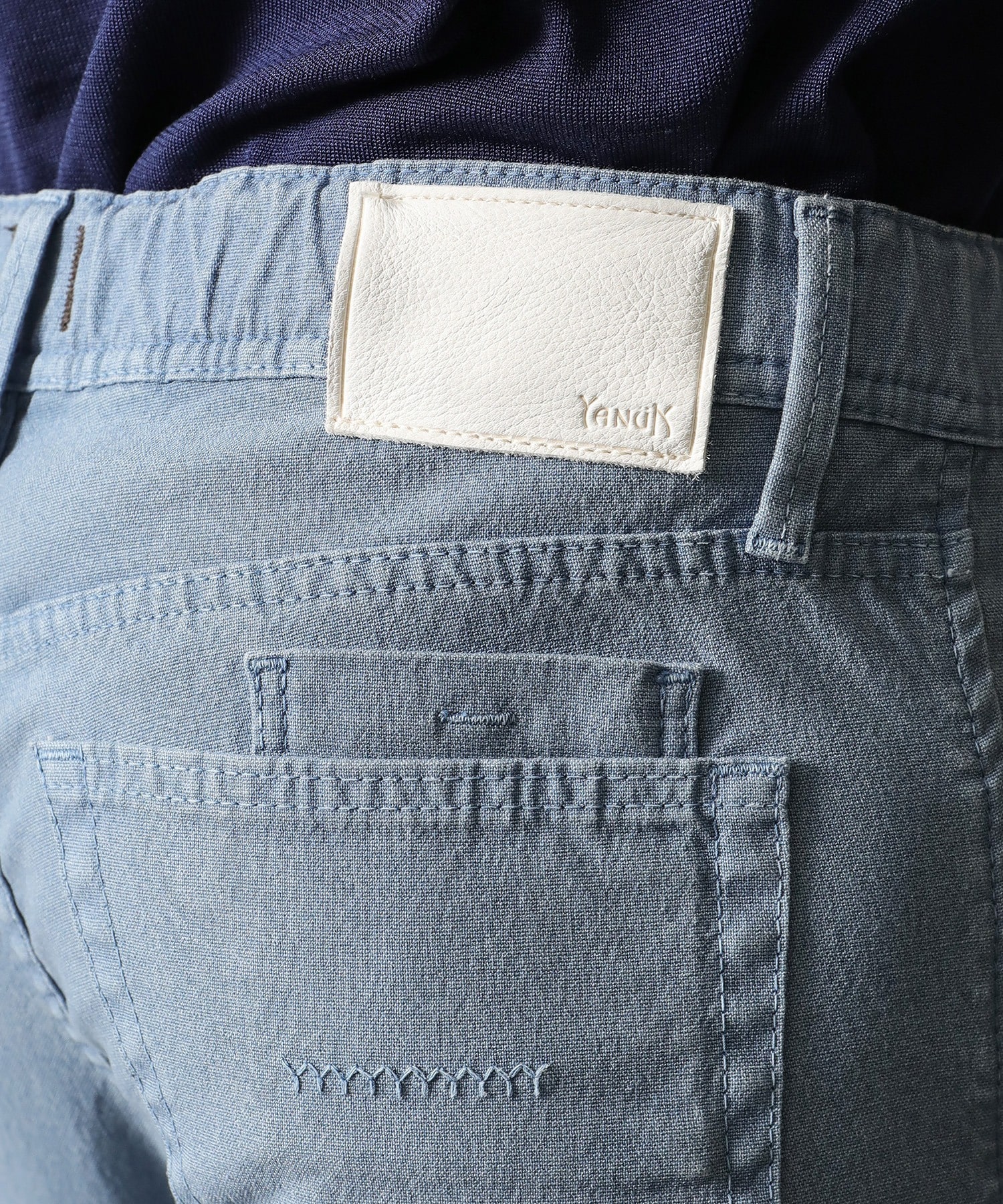 Yanuk ヤヌーク 別注ホップサックストレッチデニムパンツ メンズファッション通販 Men S Bigi Online Store メンズビギ オンラインストア