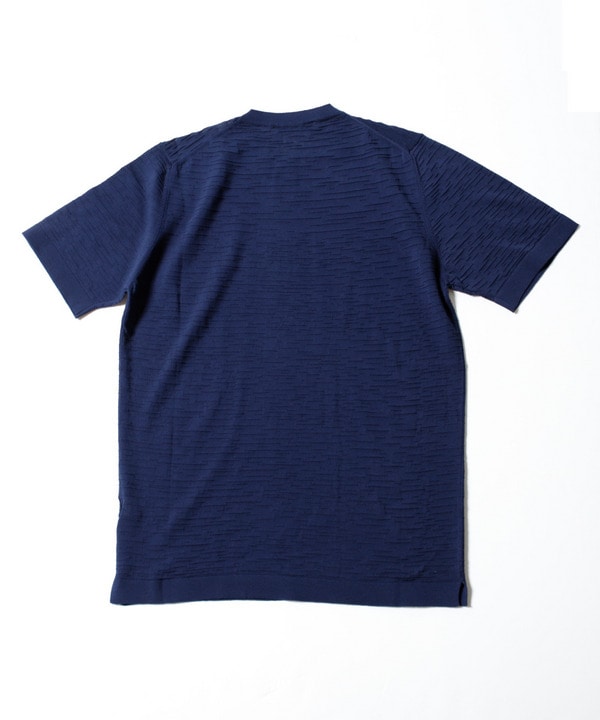 【FILIPPO DE LAURENTIIS/フィリッポ デ ローレンティス】ニットＴシャツ made in italy 詳細画像 2