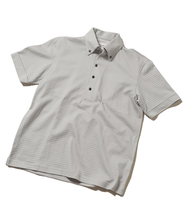 COOL MAX(クールマックス)】使用 高機能ボタンダウンポロシャツ