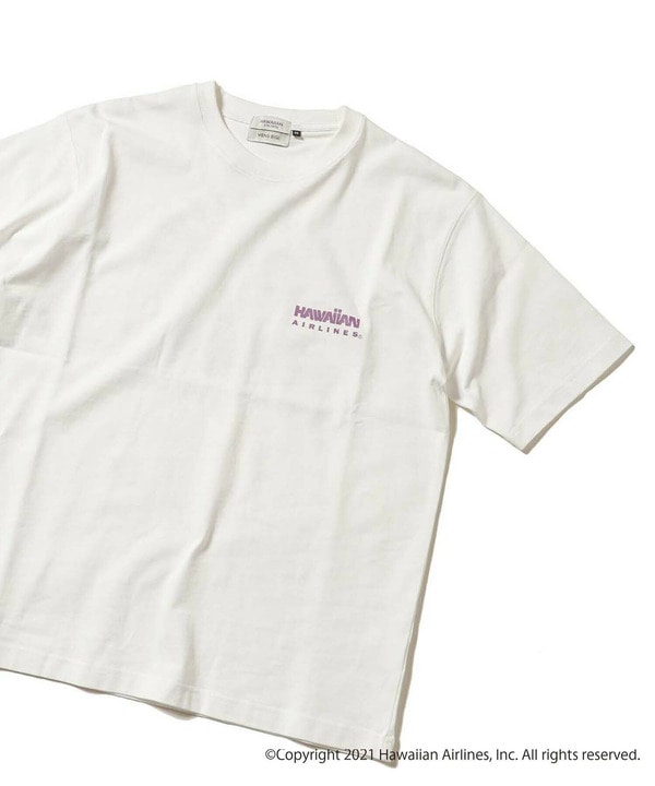 [コラボアイテム]【HAWAIIAN AIRLINES】バックプリントTシャツ 詳細画像 ホワイト 1