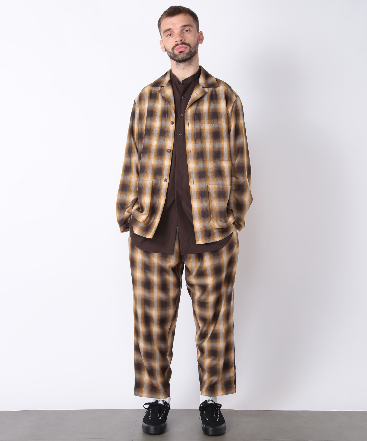 ビエラチェックサファリシャツジャケット メンズファッション通販 Men S Bigi Online Store メンズビギ オンラインストア