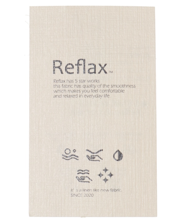 ＜Reflax（リフラクス＞ポリエステルウェザークロスバンドカラーシャツ 詳細画像 15