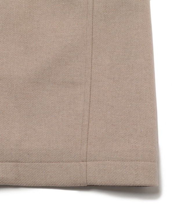 【Bellandi/べランディ】ウールメルトンスタンドカラーコート　fabric made in italy 詳細画像 10