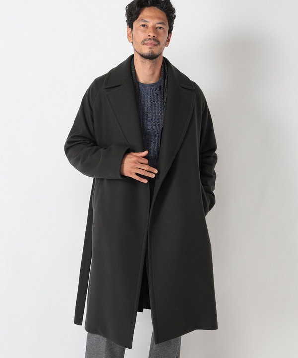 hevo(イーヴォ)＞別注 ベルテッドメルトンコート made in italy｜メンズファッション通販 MEN'S BIGI ONLINE  STORE (メンズビギ オンラインストア)