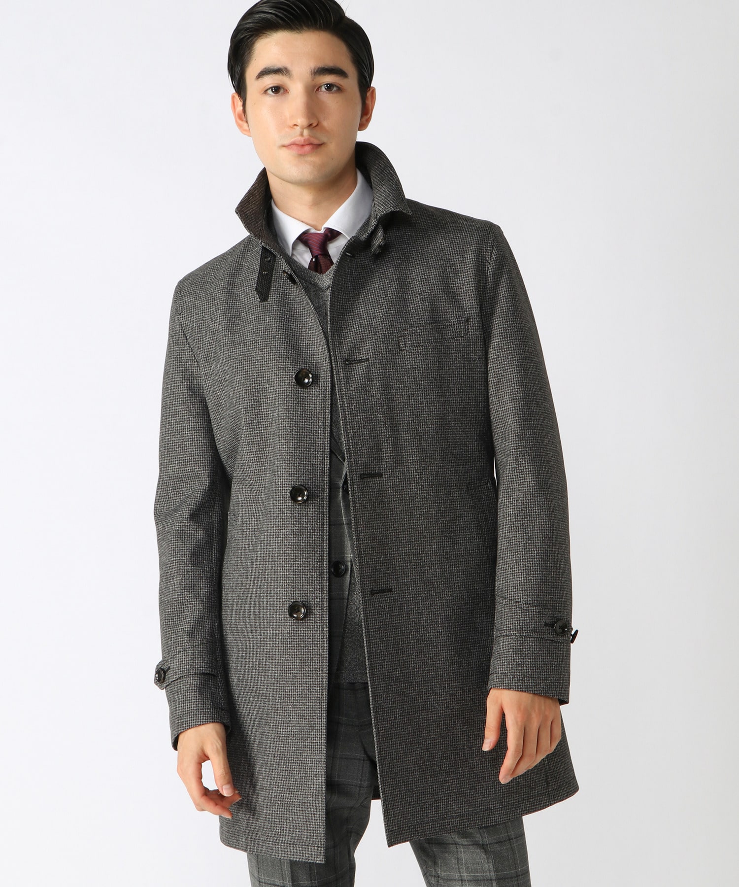 取り外し可能ライナー付き 撥水スタンドカラービジネスコート メンズファッション通販 Men S Bigi Online Store メンズビギ オンラインストア