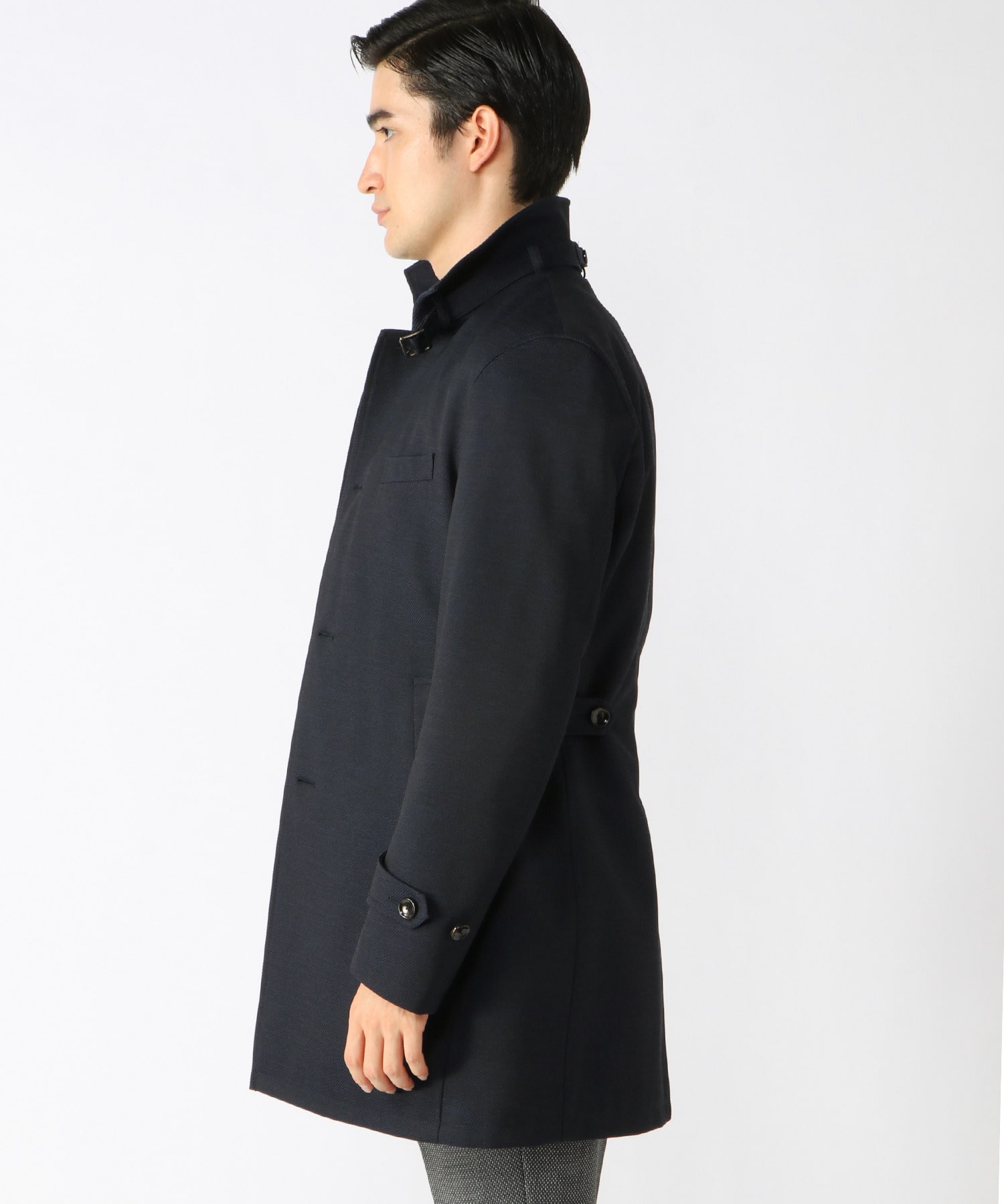 取り外し可能ライナー付き 撥水スタンドカラービジネスコート メンズファッション通販 Men S Bigi Online Store メンズビギ オンラインストア