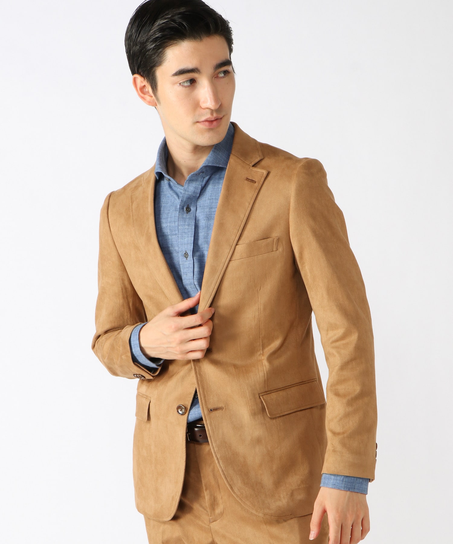 コマスエードストレッチジャケット セットアップ対応 ビジカジ パーティー メンズファッション通販 Men S Bigi Online Store メンズビギ オンラインストア