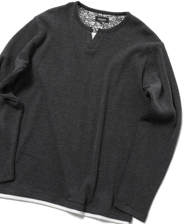ヴィンテージ風ワッフルカットソー メンズファッション通販 Men S Bigi Online Store メンズビギ オンラインストア