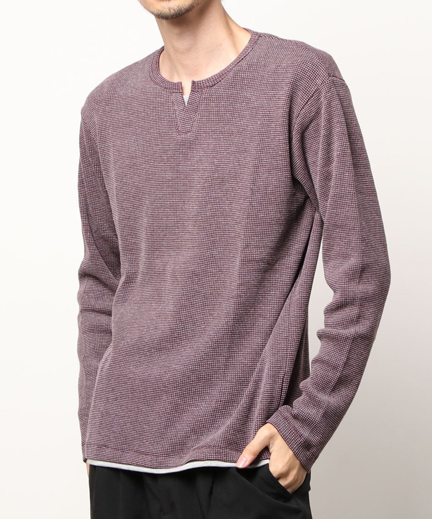 ヴィンテージ風ワッフルカットソー メンズファッション通販 Men S Bigi Online Store メンズビギ オンラインストア