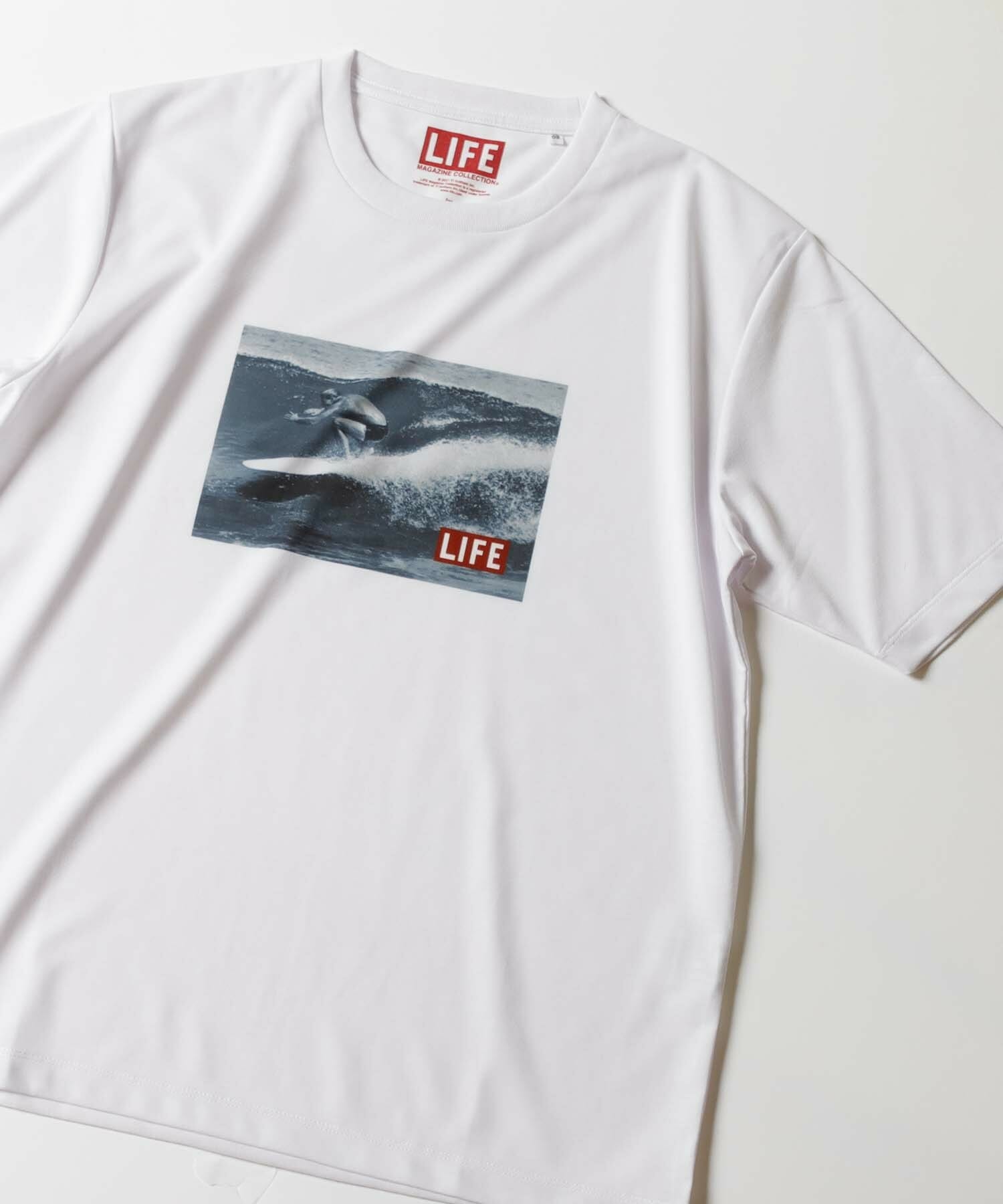 LIFE×MEN'S BIGI】サーフフォトグラフTシャツC