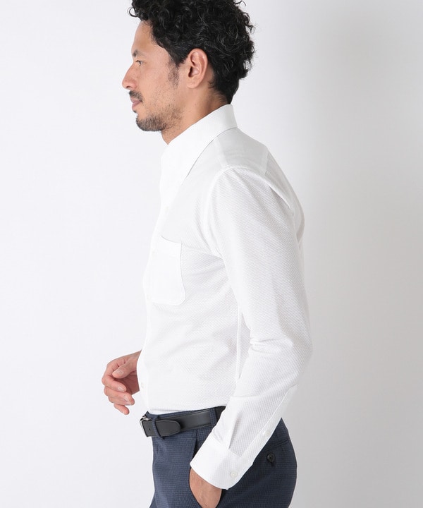 【COOLMAX】サッカー調ブロックチェックシャツ fabric made in japan 詳細画像 16