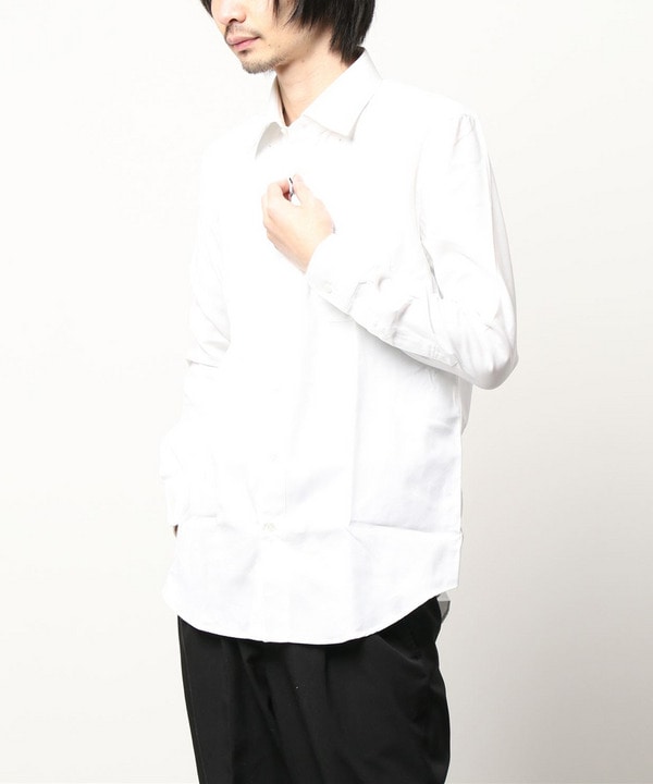 ＜THOMAS MASON＞レギュラーカラーシャツ　made in japan/fabric made in italy 詳細画像 ホワイト 1