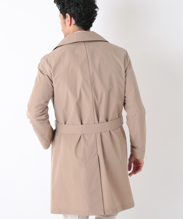 【HBNS】STRETCH NYLON TRENCH COAT