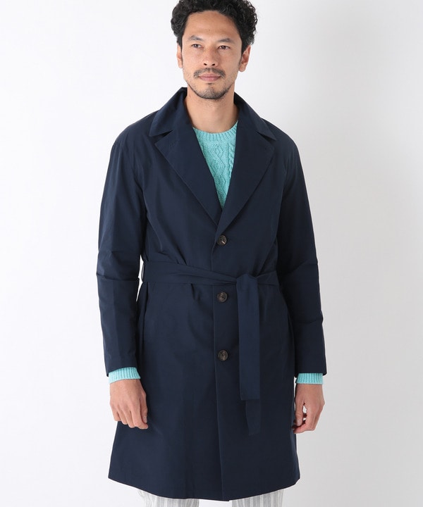 売れ筋新商品 ※okina 未使用 hevo ネイビー ナイロンステンカラー 