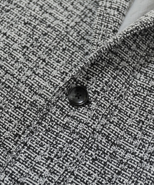 サマーツイードジャージジャケット　fabric made in japan 詳細画像 11