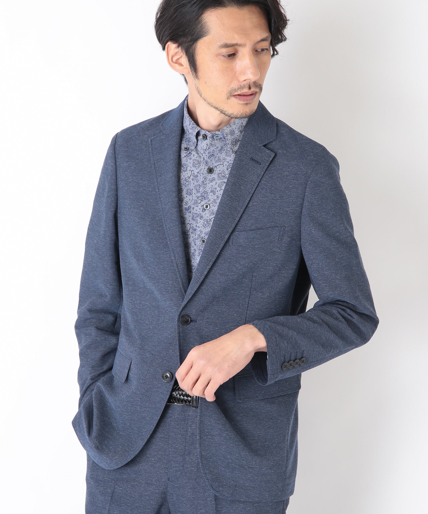 ミックスカラミ ストレッチジャケット メンズファッション通販 Men S Bigi Online Store メンズビギ オンラインストア ミックスカラミ ストレッチジャケット メンズファッション通販 Men S Bigi Online Store メンズビギ オンラインストア