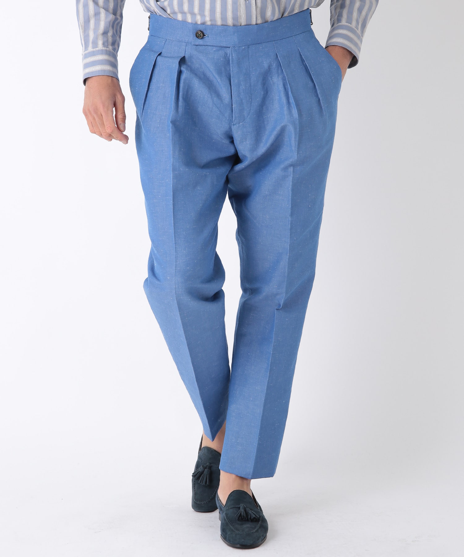 Berwich Times Distinction Men 039 S Bigi シャンブレーパンツ Made In Italy メンズファッション通販 Men S Bigi Online Store メンズビギ オンラインストア