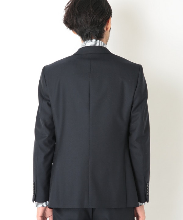NARROW ウールポリ小紋ジャガードスーツ/別売りベストあり/2ピースビジネスセットアップスーツ 詳細画像 6