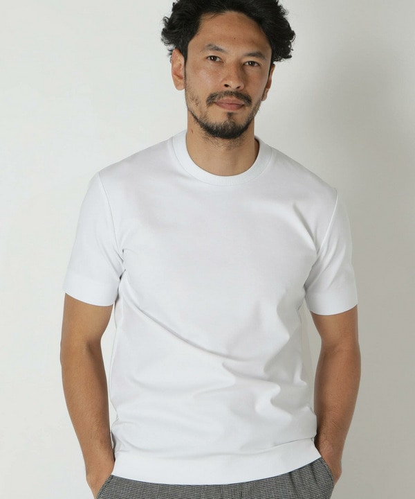 シルケットスムースクルーネックTシャツ/ACTIVE TAILORライン｜メンズ