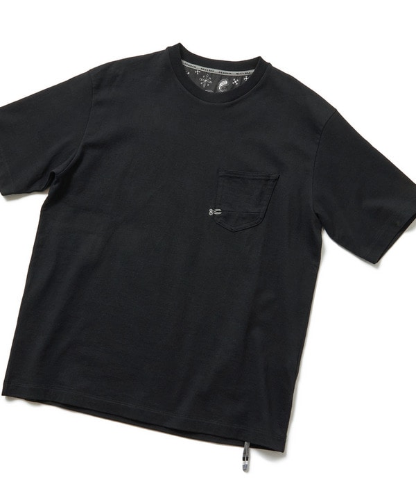 ＜DENHAM/デンハム＞別注 ポケットTシャツ　made in japan 詳細画像 ブラック 1