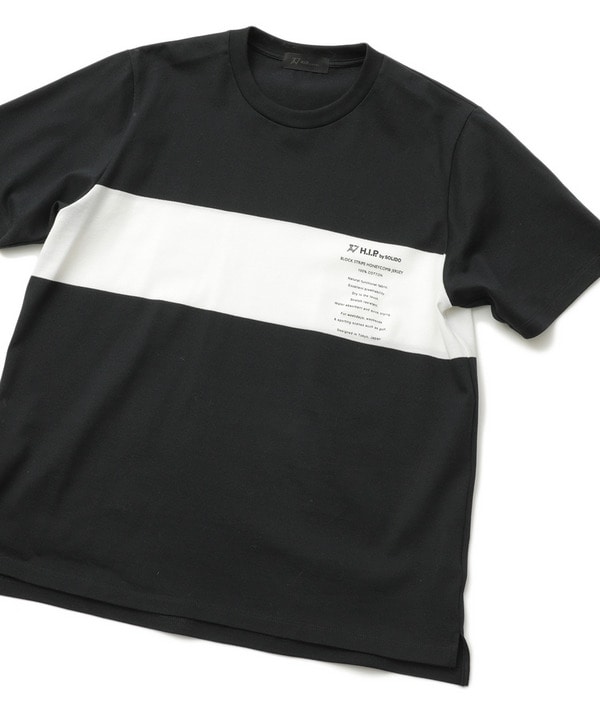 ＜H.I.P. by SOLIDO/エイチアイピー バイ ソリード＞別注 高機能Tシャツ　made in japan 詳細画像 ブラック 1