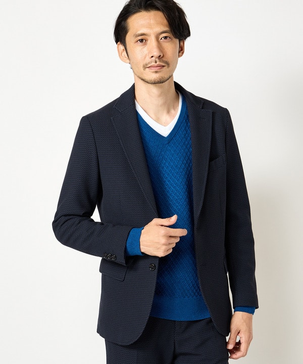 T/R ドビーストレッチ クリアカットジャケット｜メンズファッション通販 MEN'S BIGI ONLINE STORE (メンズビギ  オンラインストア)