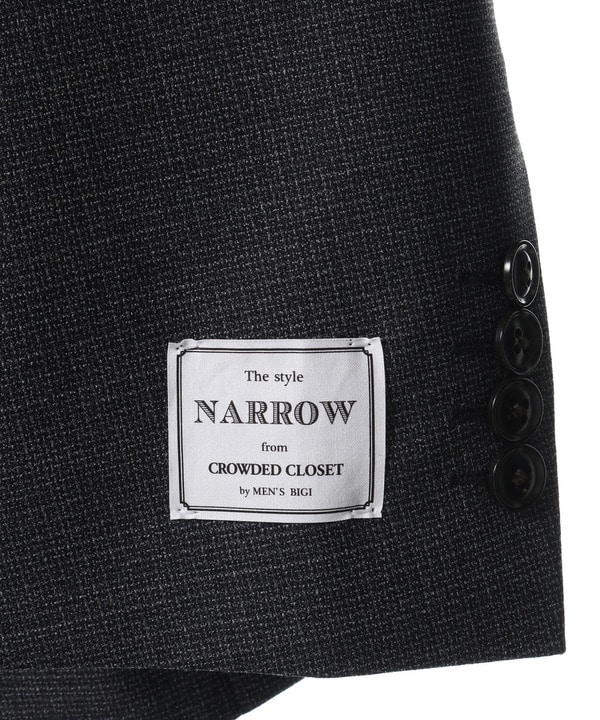 NARROW TW シャンブレースーツ/別売りベストあり/2ピースビジネスセットアップスーツ 詳細画像 19