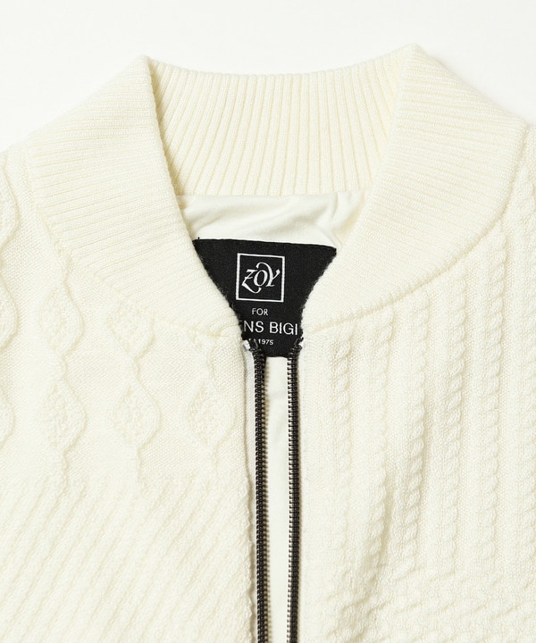 ゾーイZOY ゴルフウェア 羊毛91%セーター 防風タイプ