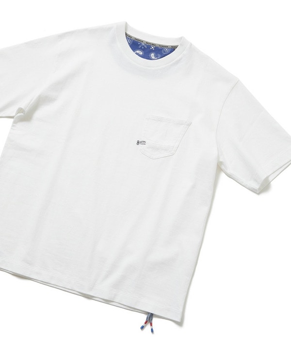 ＜DENHAM/デンハム＞別注 ポケットTシャツ　made in japan 詳細画像 ホワイト 1