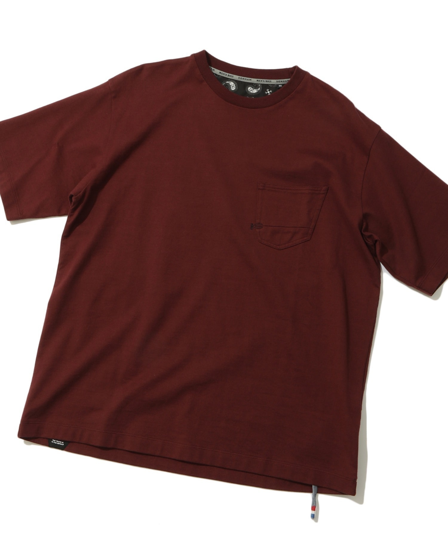 ＜DENHAM/デンハム＞別注 ポケットTシャツ made in japan