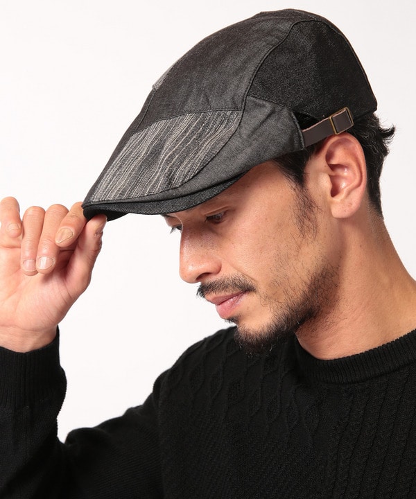 デニムパッチワークハンチング帽｜メンズファッション通販 MEN'S BIGI ONLINE STORE (メンズビギ オンラインストア)