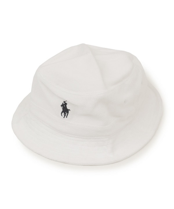 【POLO RALPH LAUREN（ポロ ラルフローレン）】コットンブレンド テリー バケット ハット｜メンズファッション通販 MEN'S BIGI  ONLINE STORE (メンズビギ オンラインストア)