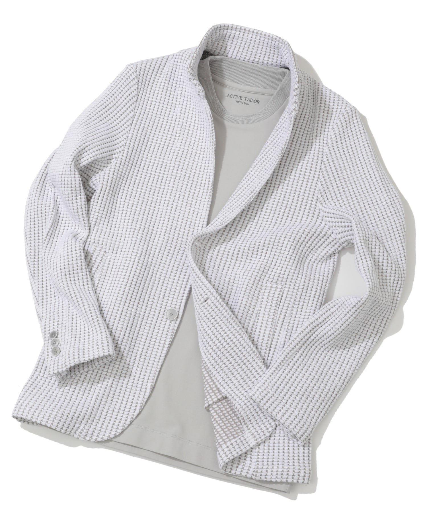 オニワッフルスタンドカラージャケット｜メンズファッション通販 MEN'S
