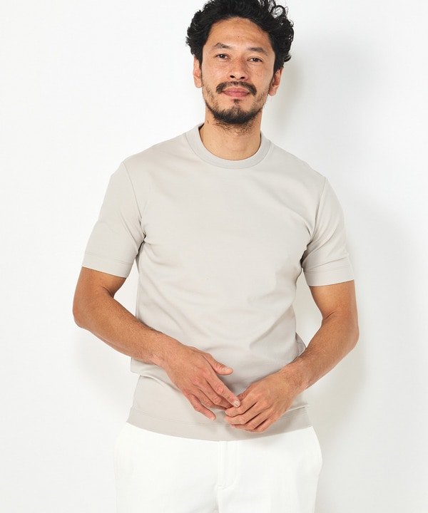 ACTIVE TAILOR】シルケットスムースクルーネックTシャツ｜メンズ