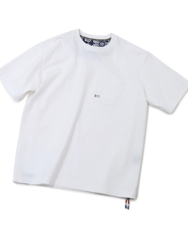 【DENHAM/デンハム】ヒップポケットデザインハーフスリーブTシャツ 詳細画像 ホワイト 1