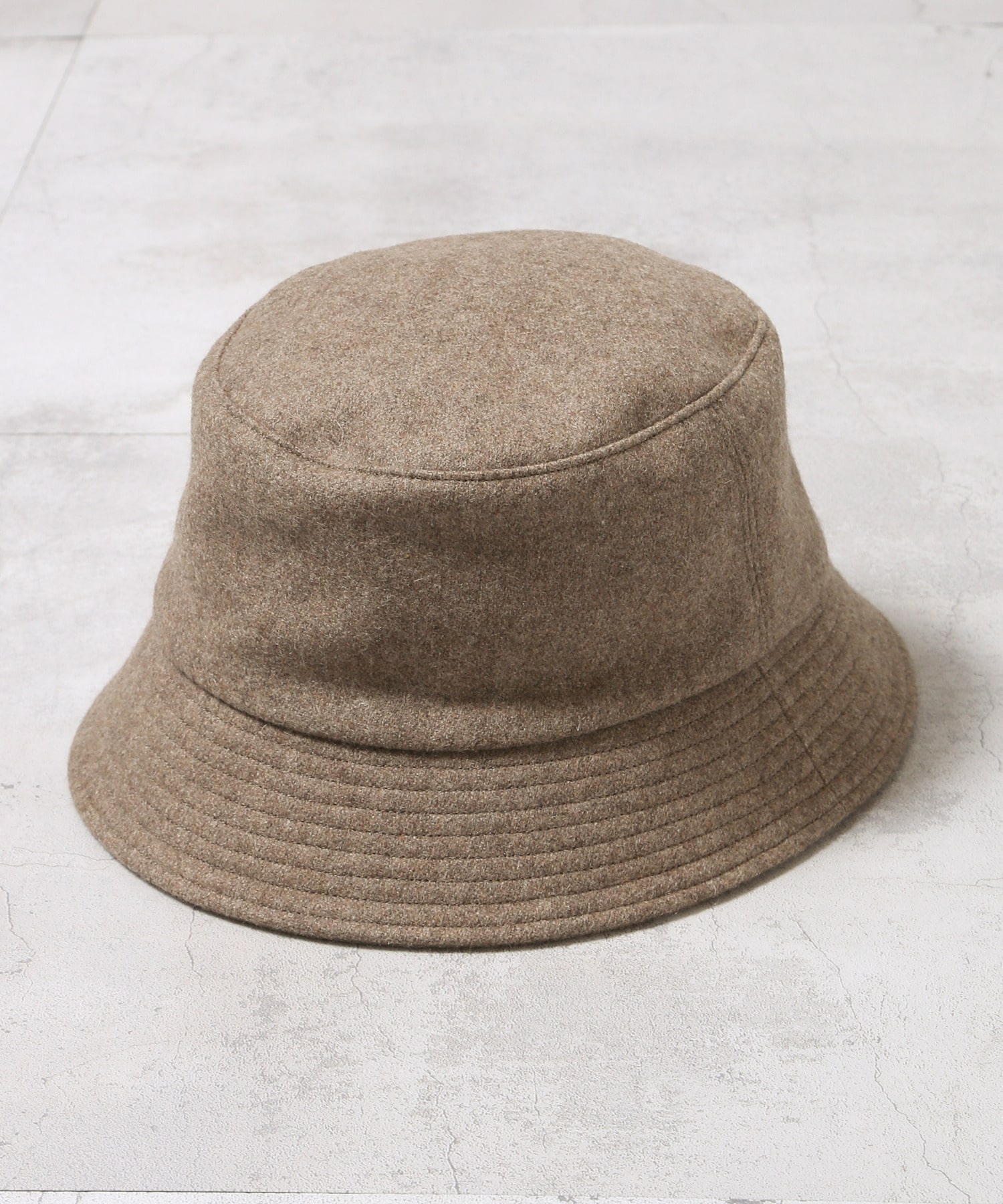 KIJIMA TAKAYUKI（キジマタカユキ）】MELTON BUCKET HAT｜メンズ