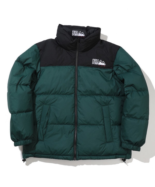 【FIRST DOWN（ファーストダウン）】BUBBLE DOWN JACKET MICROFT 詳細画像 グリーン 1
