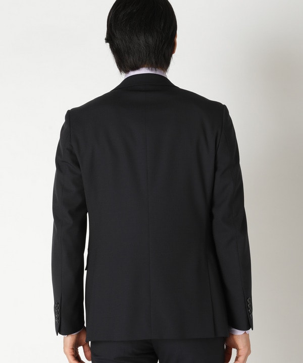 NARROW シャドー千鳥格子スーツ/別売りベストあり/2ピースビジネスセットアップスーツ 詳細画像 3