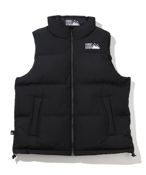 【FIRST DOWN（ファーストダウン）】BUBBLE DOWN VEST MICROFT