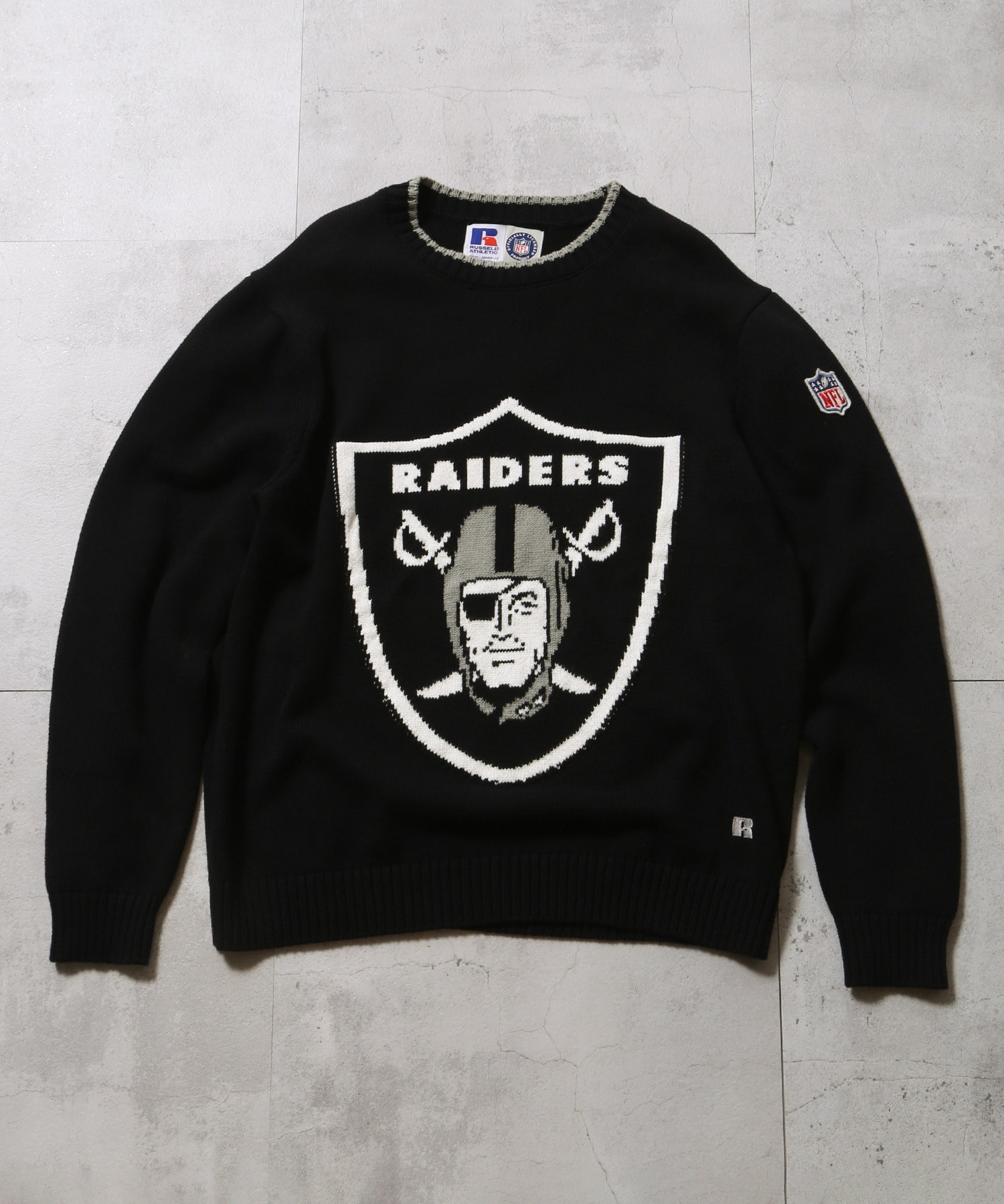 【RUSSELL ATHLETIC(ラッセル アスレチック)】NFL KNIT SWEATER