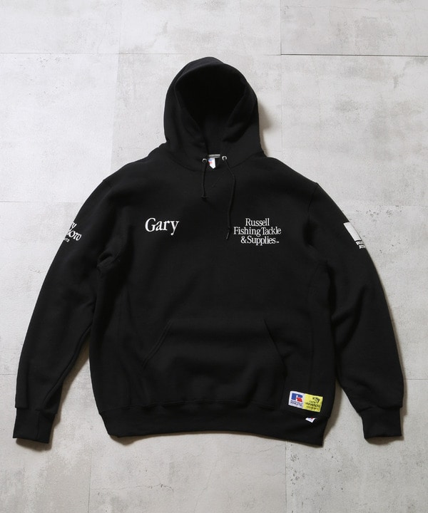 【RUSSELL ATHLETIC(ラッセル アスレチック)】Russell×Gary YAMAMOTO Fleece Hoodie 詳細画像 ブラック 1