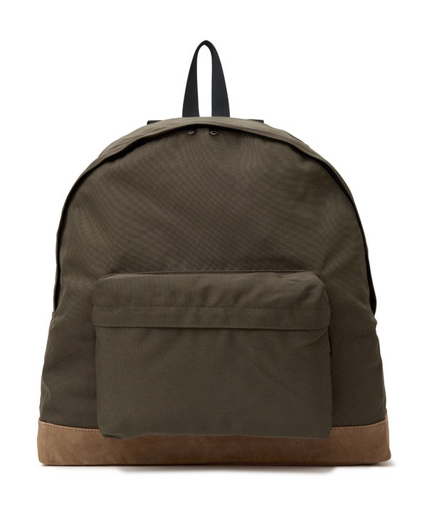 【PACKING（パッキング）】BOTTOM SUEDE BACKPACK　 詳細画像 オリーブ 1