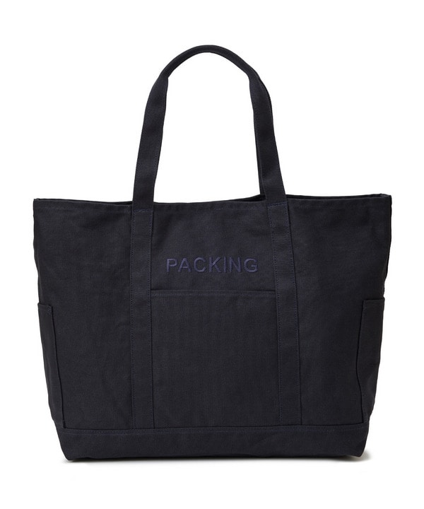 【PACKING（パッキング）】CANVAS UTILITY TOTE BLACK PA-034 詳細画像 ネイビー 1
