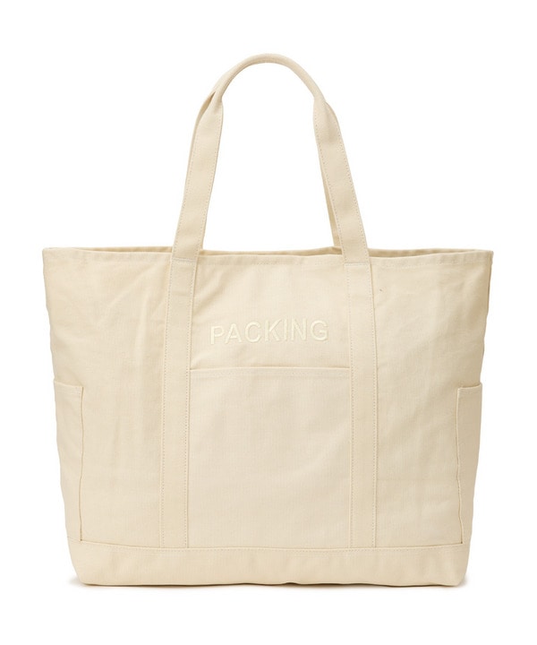 【PACKING（パッキング）】CANVAS UTILITY TOTE BLACK PA-034 詳細画像 生成 1