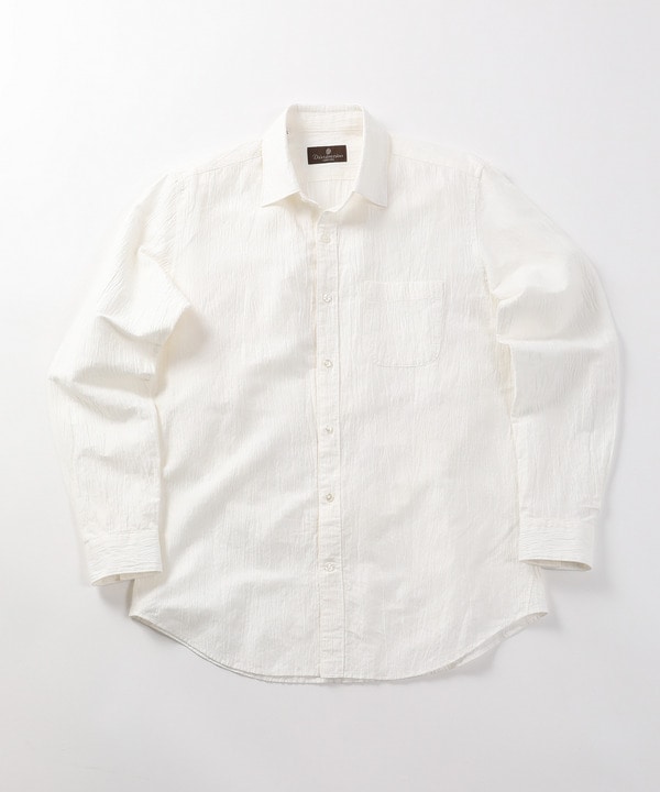 リネン×コットンシャツ made in japan 詳細画像 ホワイト 1